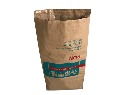 Le papier peint multi de stratification de revêtement de PE renvoie l'emballage de farine de sucre de 10kg 25kg 50kg