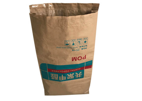 Flexo imprimant les sacs en papier industriels 20KG 25kg pour la graine d'alimentation de poissons de volaille de pigeon