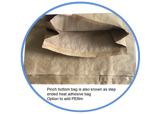 Représentation biodégradable d'écurie de grande capacité des sacs en papier 25kg 50kg de Multiwall Papier d'emballage