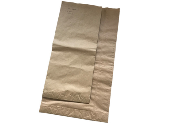 Copie attrayante adaptée aux besoins du client de Flexo de couleur de la forme 7 de sac de sacs en papier du fond de pincement de modèle