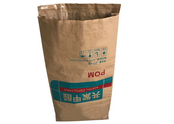 De catégorie comestible de barbecue de charbon de bois de sacs sacs à papier de Multiwall de stabilité de glissement non bons