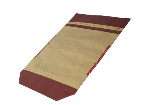 Sac de papier d'emballage d'impression de Flexo 20kg 25kg pour le lait écrémé en poudre
