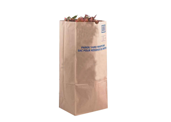 Logo Lawn Paper Bags fait sur commande grande capacité de 30 gallons
