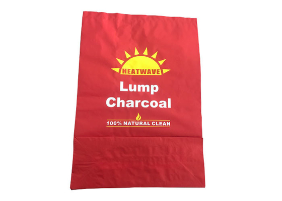 Sacs forts de charbon de bois du barbecue 5kg de capacité de sac de papier d'ouverture de charge