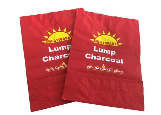 Sacs faits sur commande du charbon de bois 5kg de sacs en papier favorables à l'environnement de Multiwall