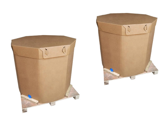 Paquet liquide IBC de papier Tote With Line Bag de 1000l IBC d'huile de noix de coco cubique de réservoir