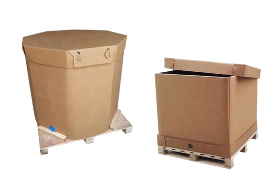 boîtes de papier de conditionnement souple de conteneur de la catégorie comestible IBC de 220l 1000l pour l'eau en vrac