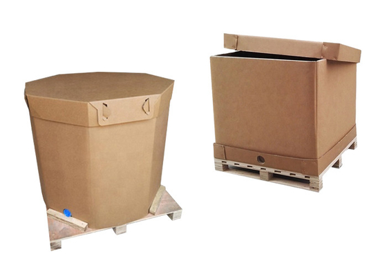 sac de papier de revêtement de pe de conteneur de la catégorie comestible IBC de 220L 1000L 1600L 1800L avec la valve