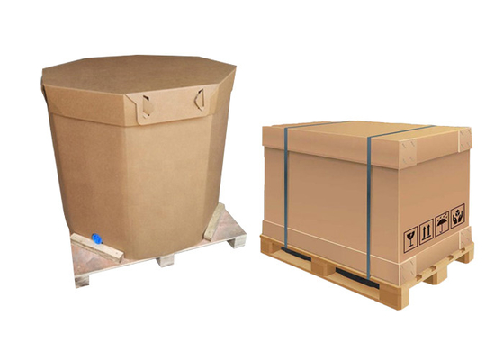 Réservoir pliable de l'huile végétale IBC boîtes de empaquetage flexibles de catégorie comestible de 1000 litres