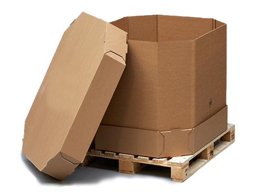 Conteneur liquide de papier recyclable 220l de réservoir du paquet IBC avec la valve