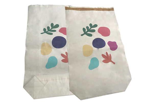 20kg 2 couches ou emballage multi de lait en poudre de farine de sacs de papier peint de plis