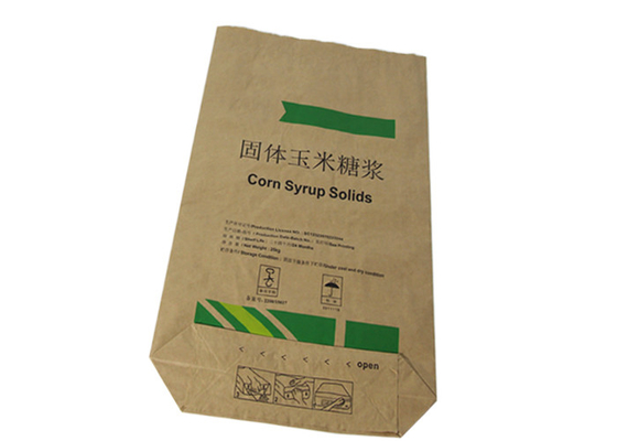 Sacs en papier absorbants de Multiwall Papier d'emballage pour la terre à diatomées Clay Granular