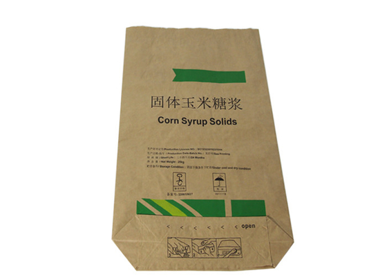 Alimentation des animaux collée de citrate sodique des sacs en papier 20kg 25kg de Multiwall Papier d'emballage de catégorie comestible