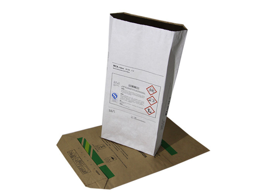 Le sac absorbant de papier de Multiwall emballage de flaque liquide a adapté 20kg aux besoins du client 25kg