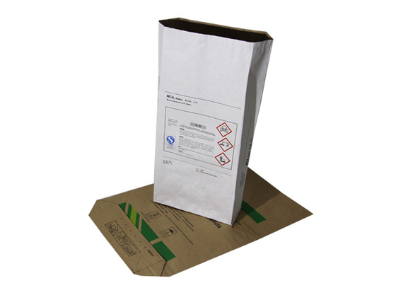 Sacs en papier biodégradables de pelouse de papier de Multiwall emballage 30 gallons pour des feuilles