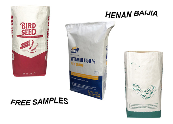 Alimentation des animaux collée de citrate sodique des sacs en papier 20kg 25kg de Multiwall Papier d'emballage de catégorie comestible