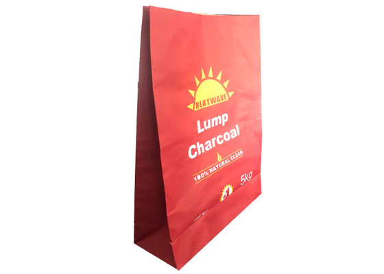 Impression multi de Flexo de sacs à papier peint de papier d'emballage de charbon de bois