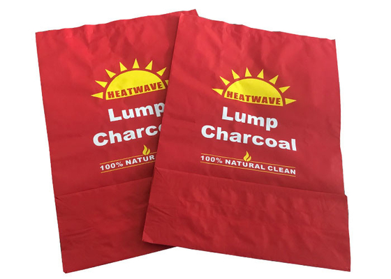 Logo Print Kraft Paper Packing adapté aux besoins du client met en sac pour l'emballage de charbon de bois