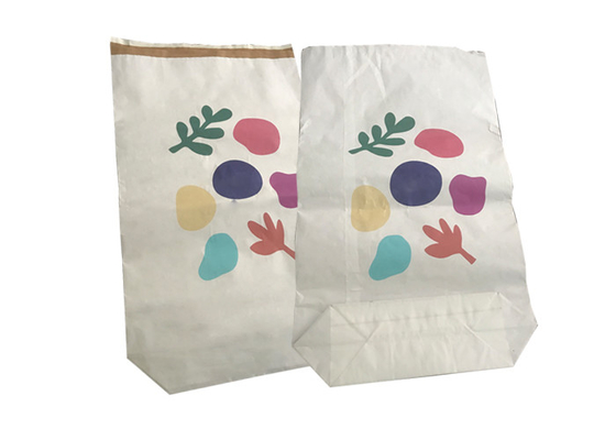 La catégorie comestible a soudé à chaud des sacs en papier ajustent Brown blanc inférieur pour Synanthrin